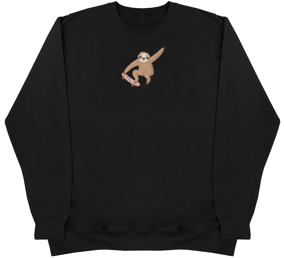 Skating Sloth - Huge Oversized Comfy Original Sweater