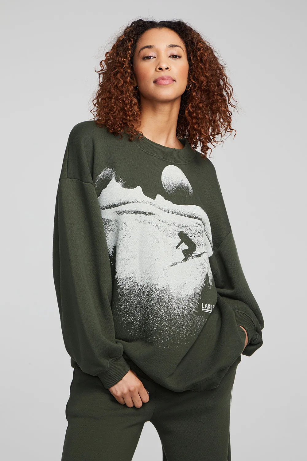Tahoe Ski Slope Pullover