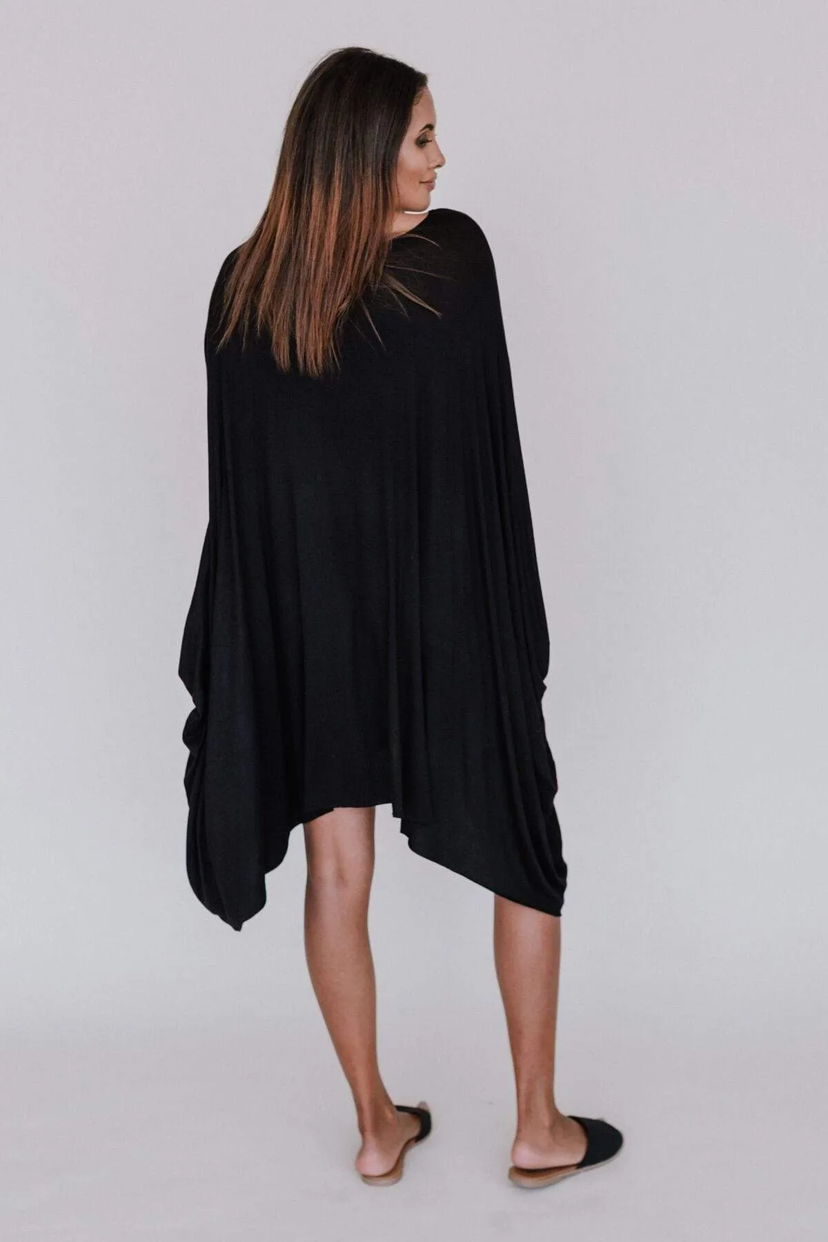Three Bird Nest The Wren Tunic - Black