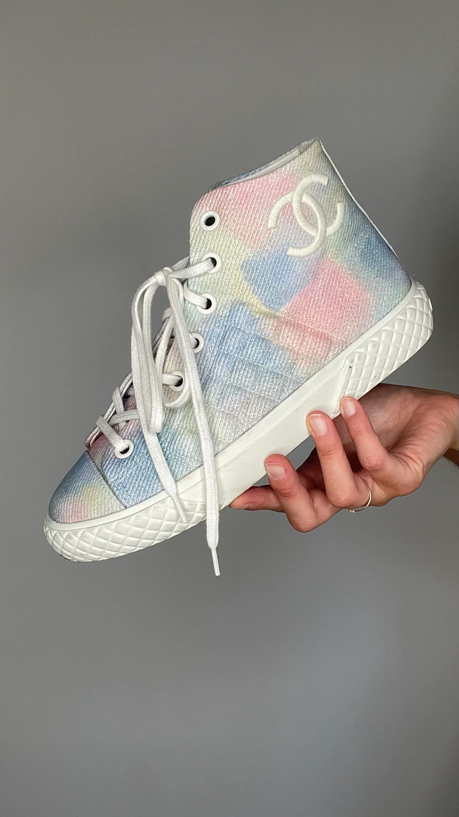 Tie-Dye Logo Sneakers - 8
