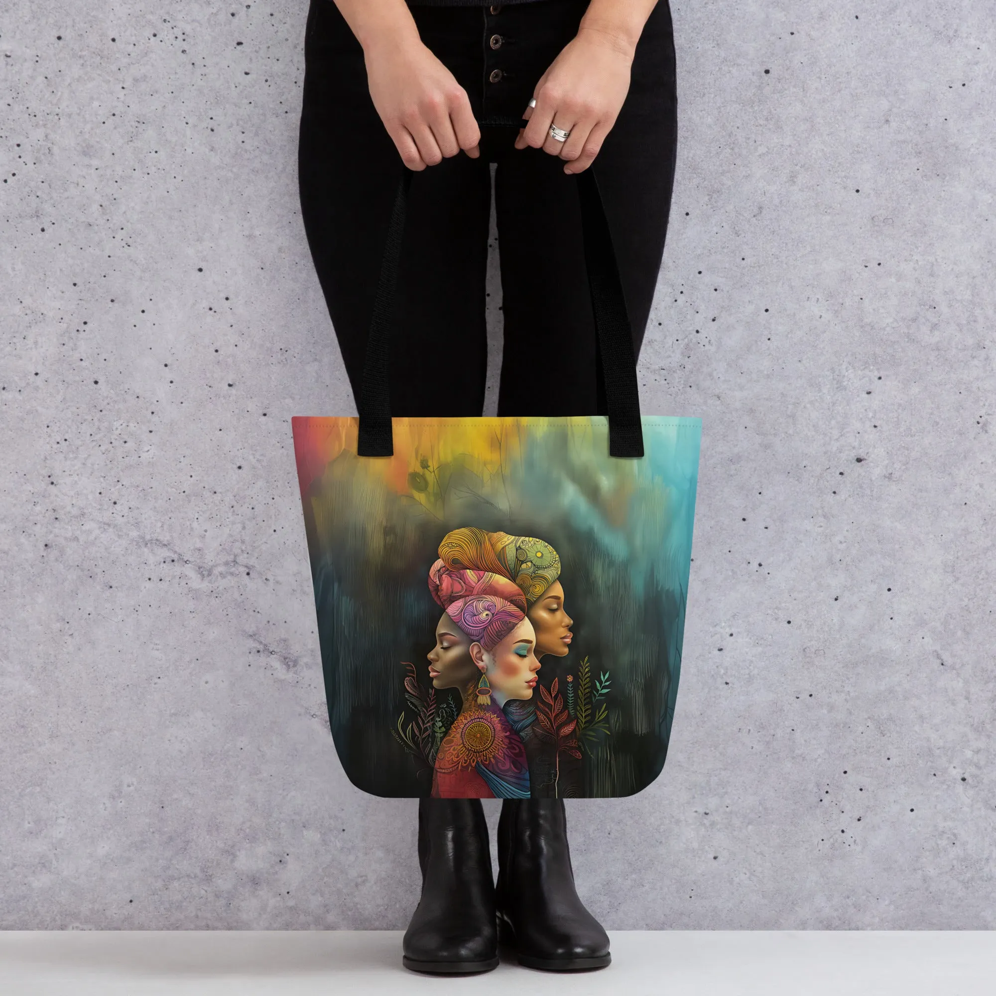 Timeless Faces Tote bag