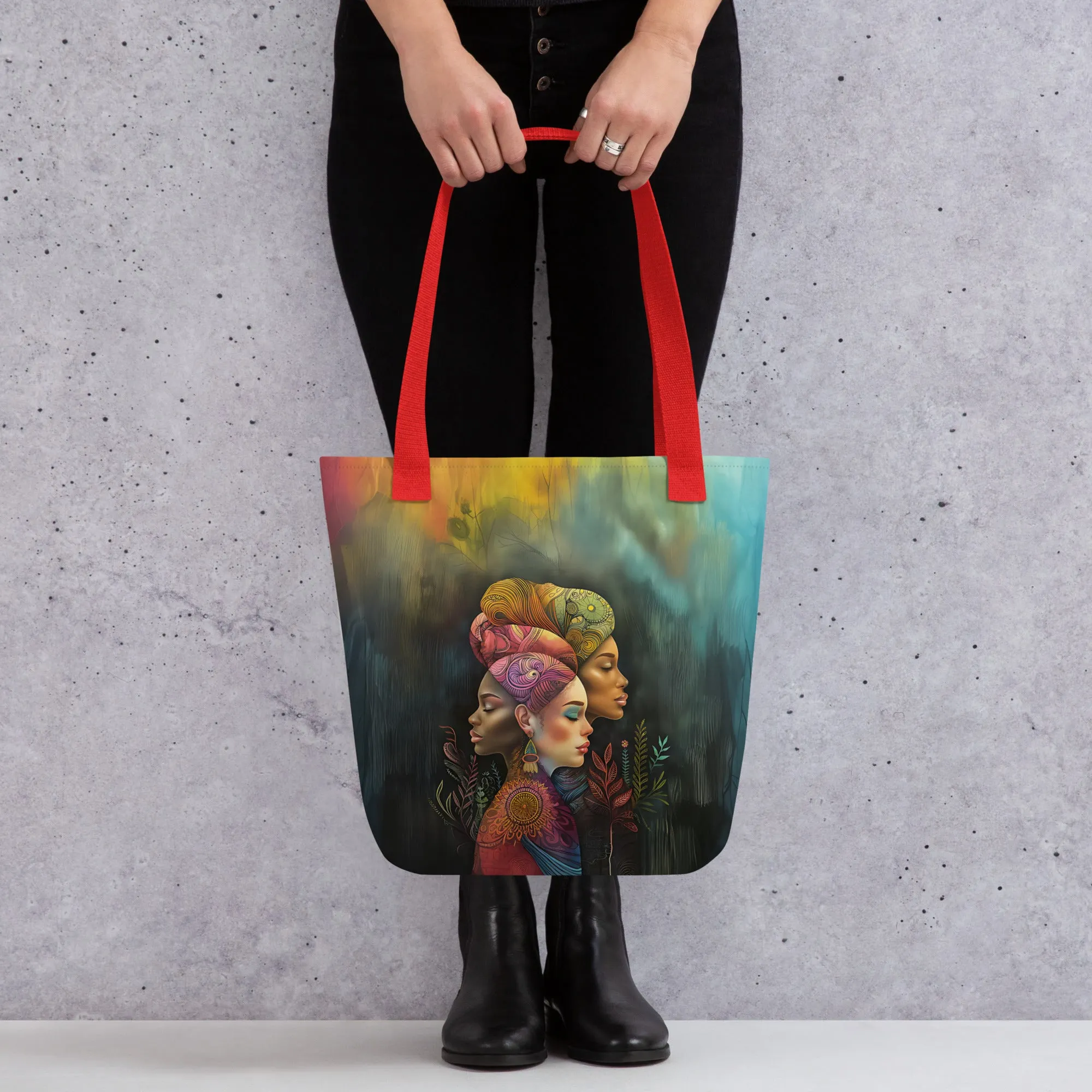 Timeless Faces Tote bag