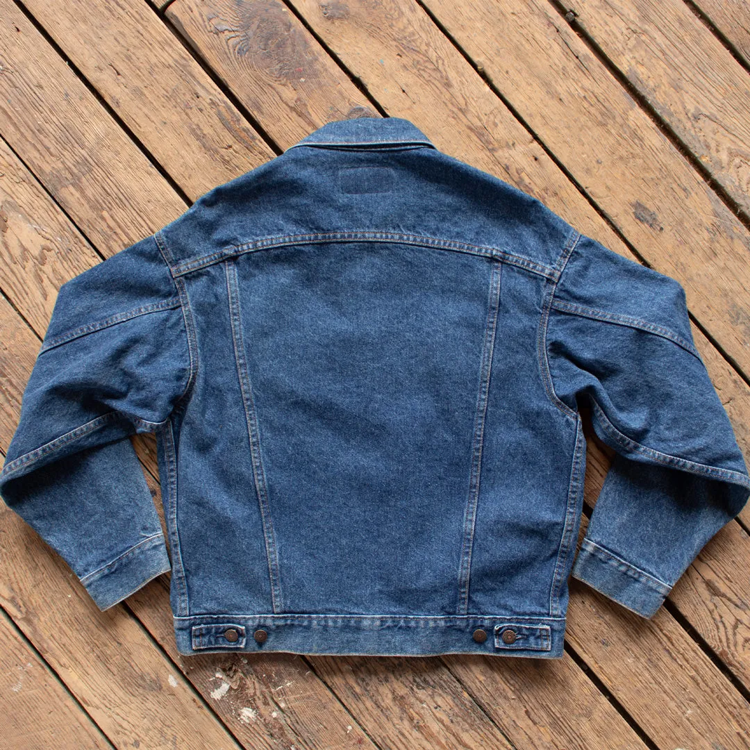 Vintage 1980s Levi's Denim Jacket with Hand Warmer Pockets - Medium