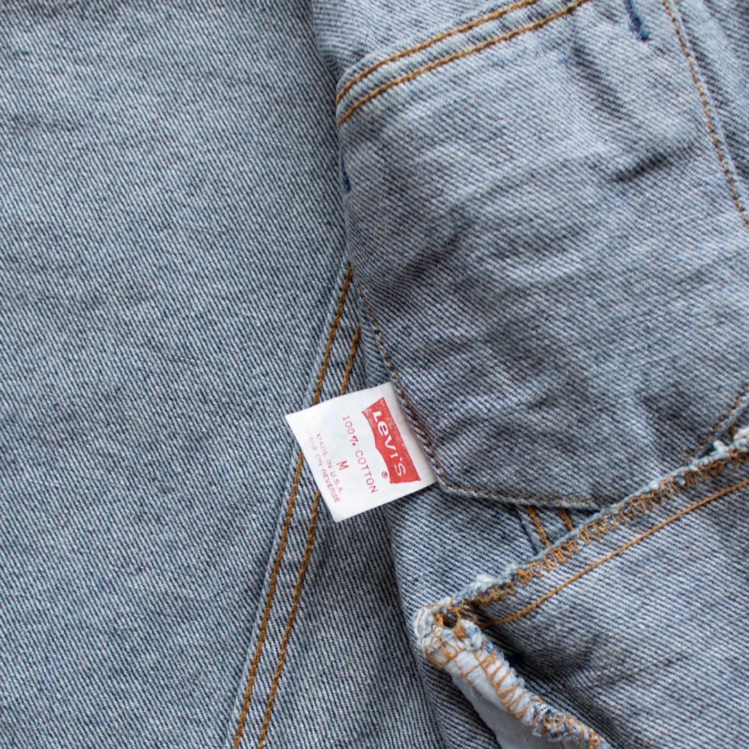 Vintage 1980s Levi's Denim Jacket with Hand Warmer Pockets - Medium