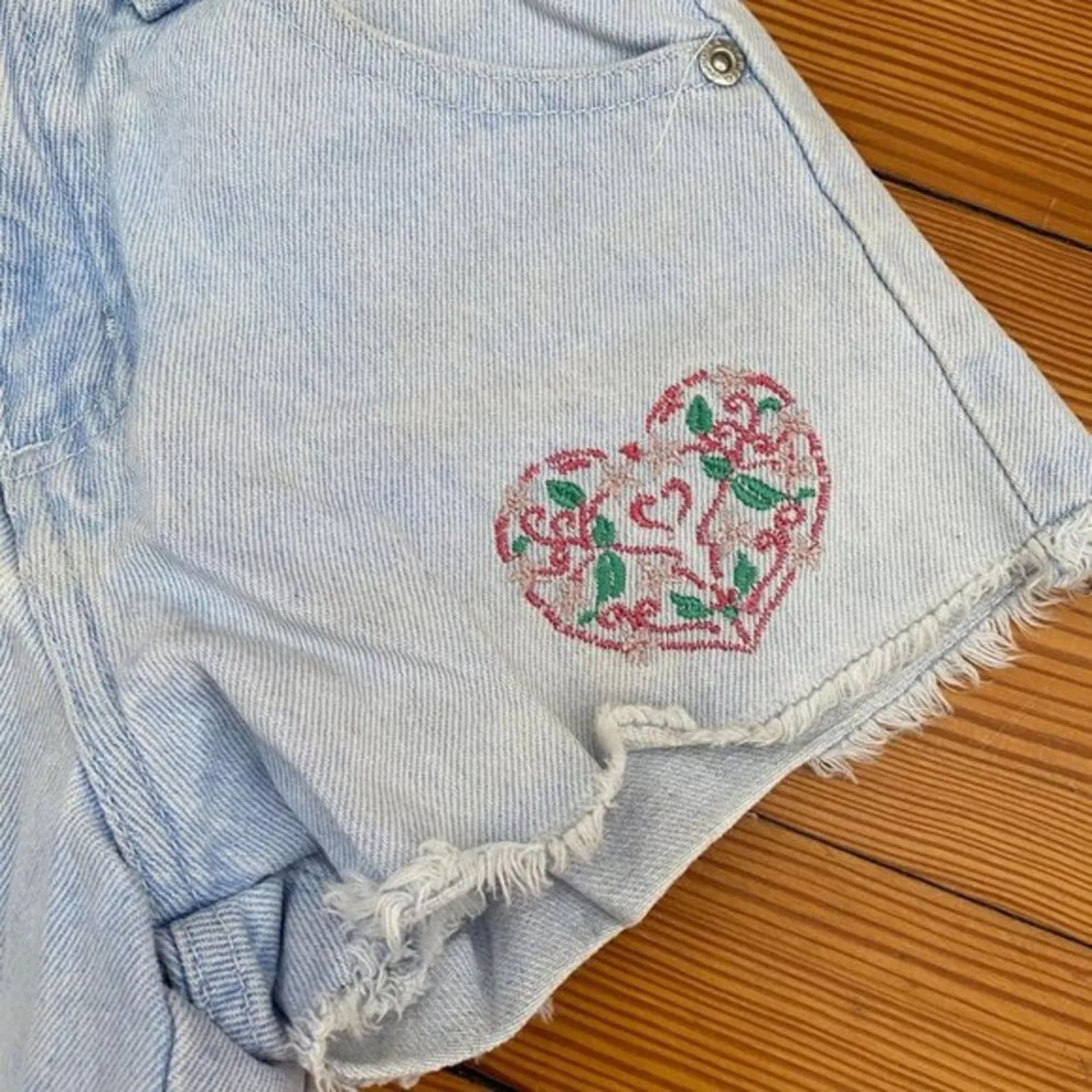 Vintage Sonoma Jean Company Light Wash Jean Shorts 4T