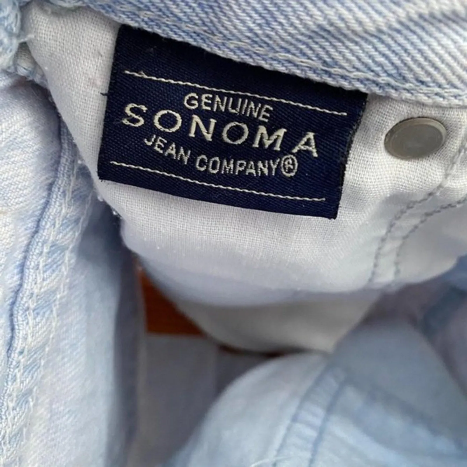 Vintage Sonoma Jean Company Light Wash Jean Shorts 4T