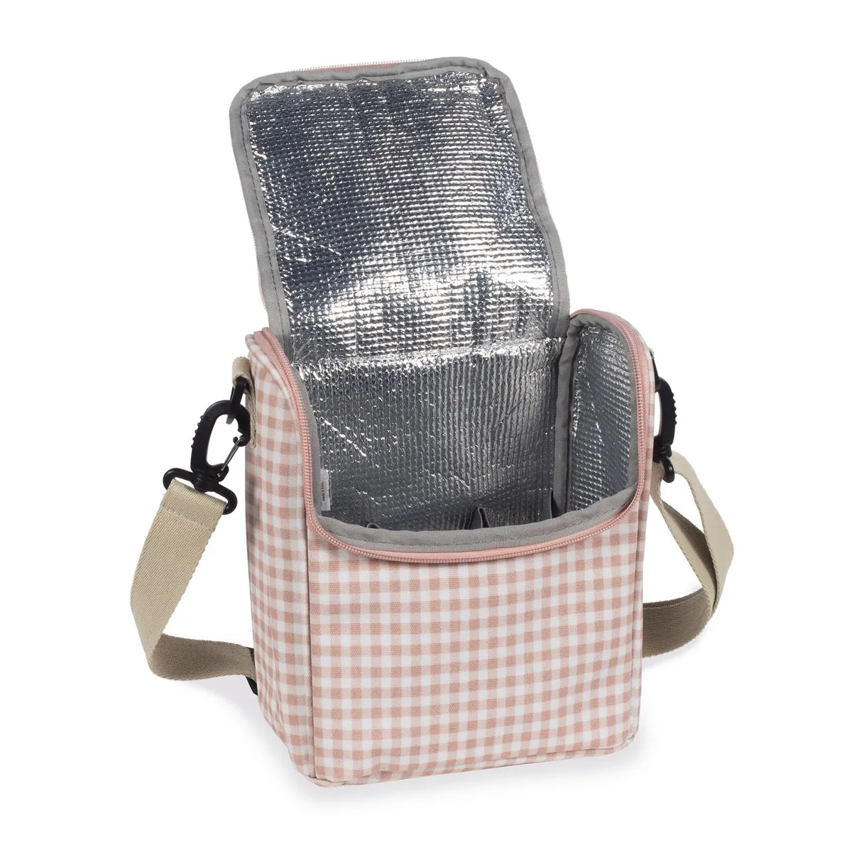 Walking Mum Insulated Bottle Bag - I Love Vichy PINK