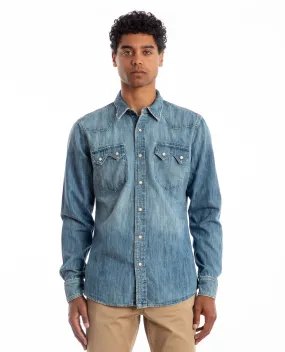 Western Shirt Medium Wash