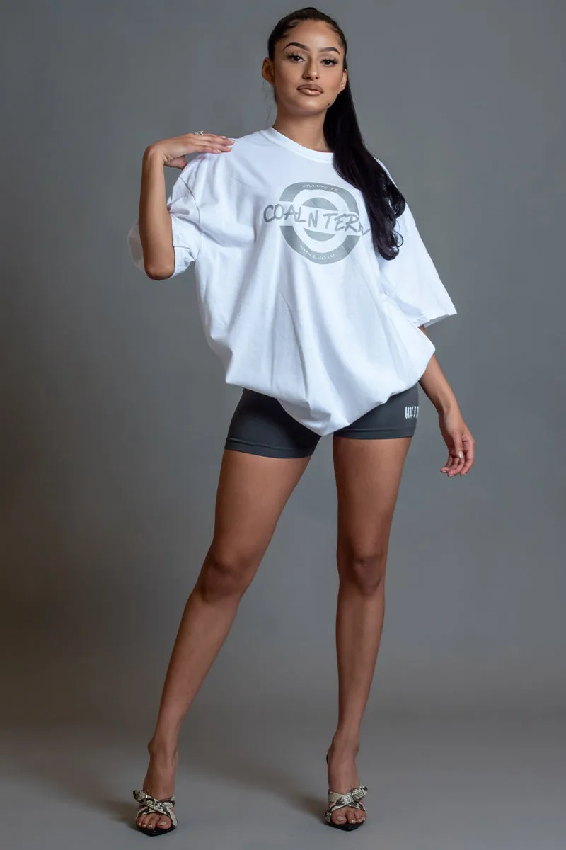WHITE N SILVER KILLING IT TEE