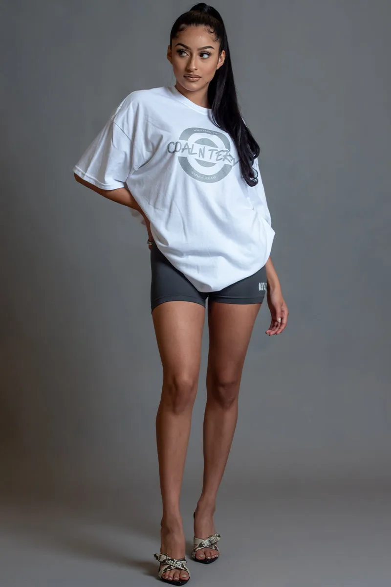 WHITE N SILVER KILLING IT TEE
