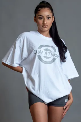 WHITE N SILVER KILLING IT TEE