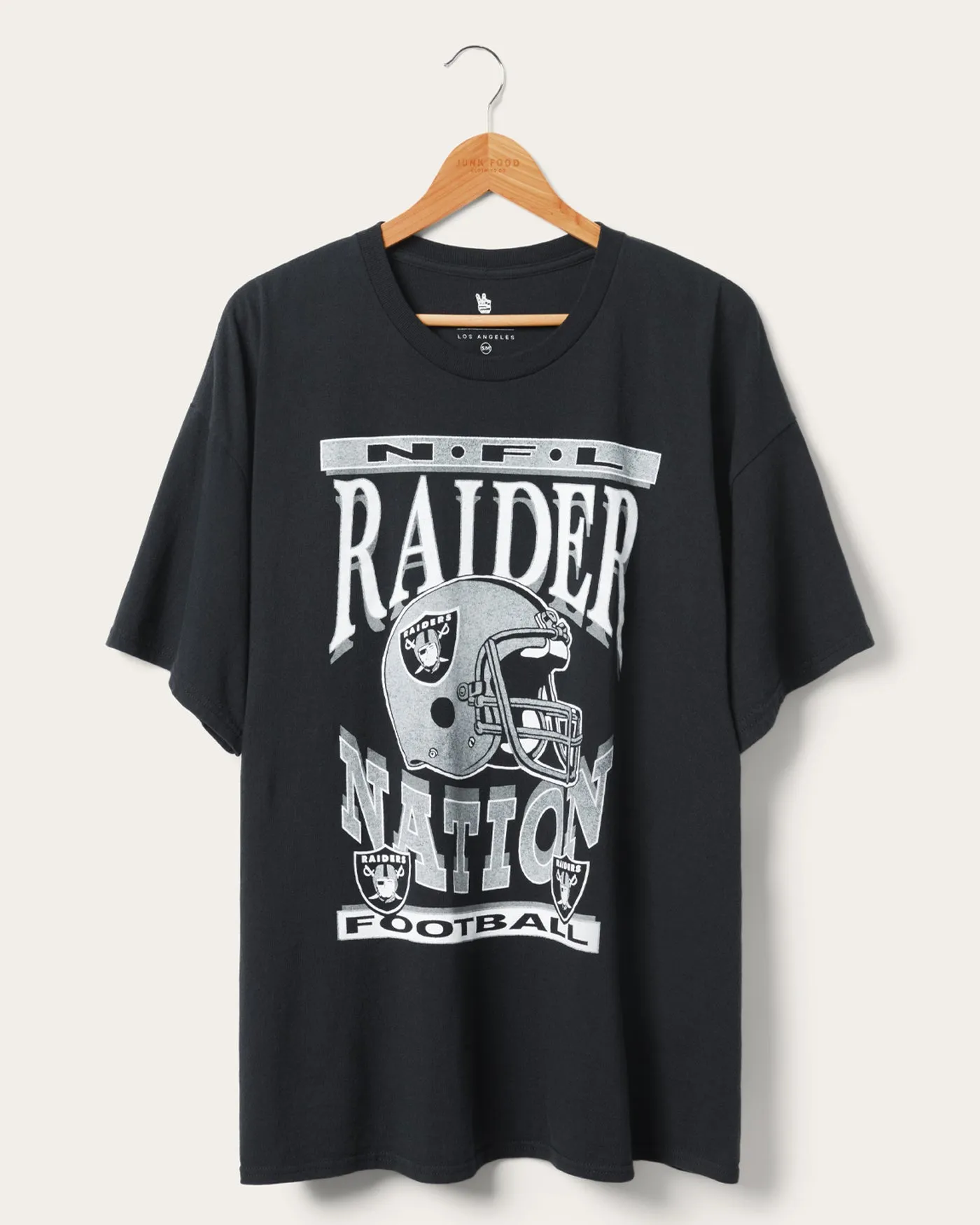 Women's Las Vegas Raiders Helmet Oversized Tee Dress