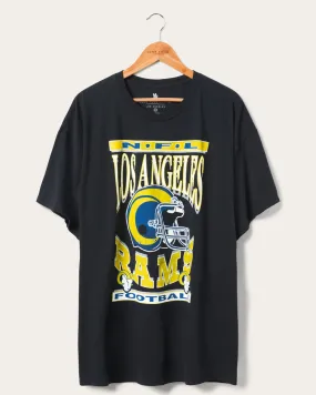 Women's Los Angeles Rams Helmet Oversized Tee Dress