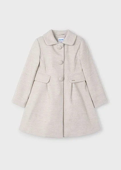 Woolen Coat - Sepia Mix