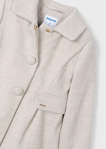 Woolen Coat - Sepia Mix