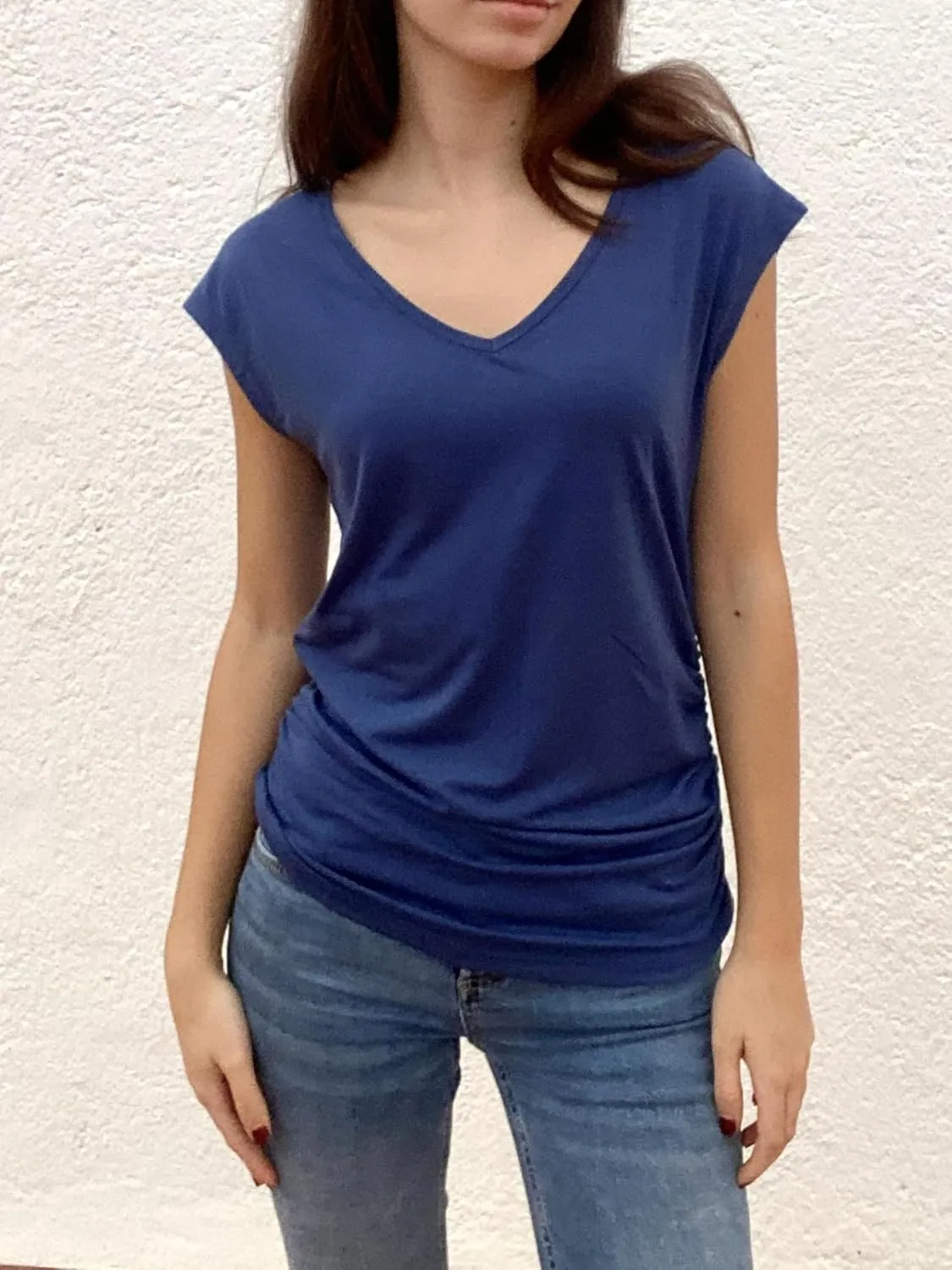 Zeagoo Womens Tank Tops Cute Tops V Neck Cap Sleeeve Tshirts